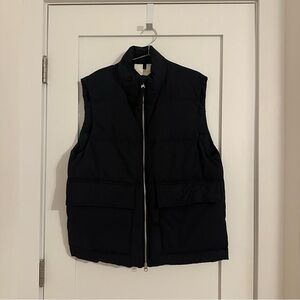 Arket Black Puffer Vest